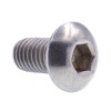 Prime-Line Socket Cap Screw Btn Head Allen Drive #10-32 X 3/8in 18-8 Stainless Steel 10PK 9169040